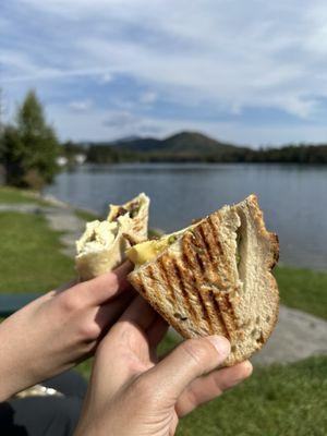 Egg and Cheddar Sandwich and Wrap