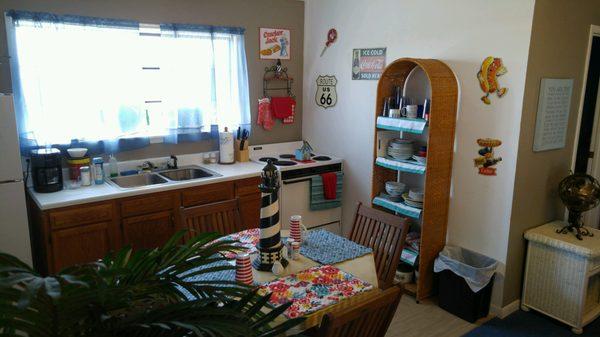 Cottage Captains Quarters fully equipped kitchen