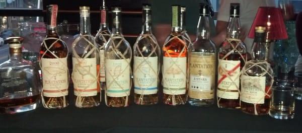 Plantation Rum Tasting event July 2013