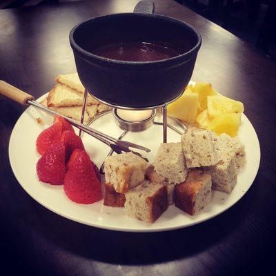 Chocolate Fondue Dessert For Two!