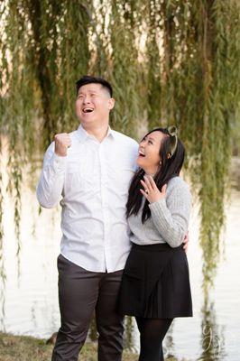 A spontaneous marriage proposal in downtown Washington DC