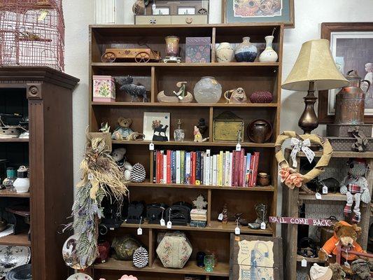 Books, lamps, antique tools. The inventory changes daily. Make it a habit to stop by regular.