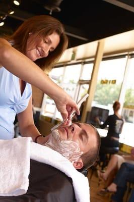 old school face shaves