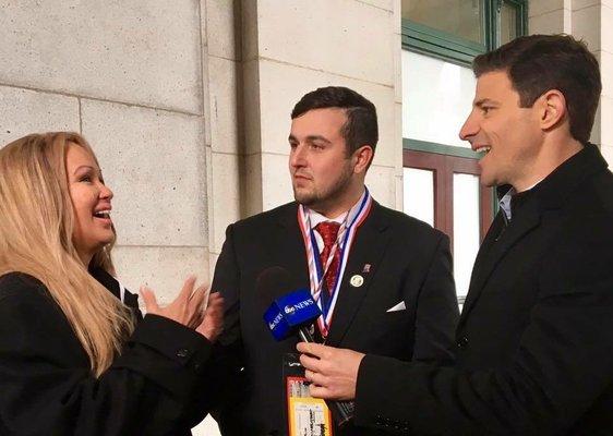 Lisa Christiansen and Shane Bouvet: VIP at President Donald Trump's Inauguration