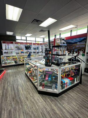 The interior of the House of Vapes Smoke Shop  store in Salt Lake City .