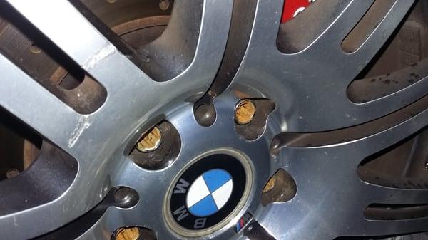 #Deep #Scratches #rolistires #chrome #bmw #damaged #m3 #wheel