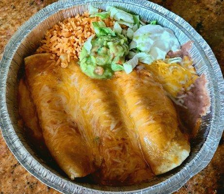 Enchiladas (al pastor, lengua, cabeza)