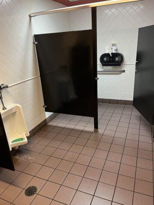 Men's bathroom.