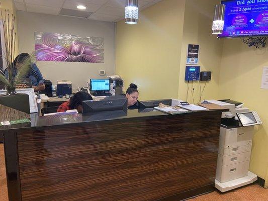 Front desk