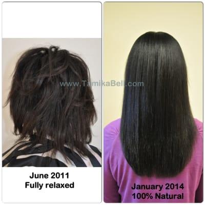 Real Client Healthy Hair Makover before and after