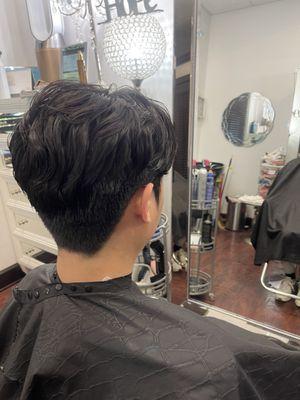 Men's perm.