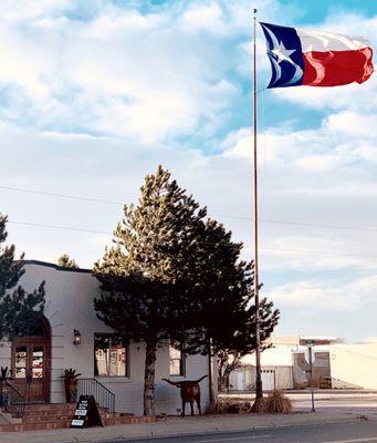 Vingo Vineyards Winery located in the historic old post office in Dalhart