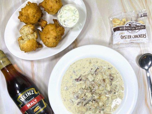 Clam Cakes and Chowder