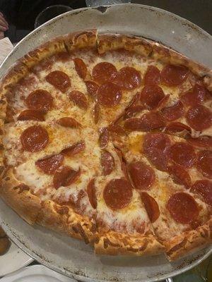 Pepperoni pizza