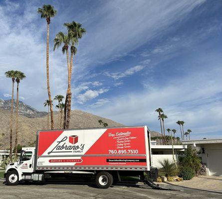 Local move in Palm Springs, CA