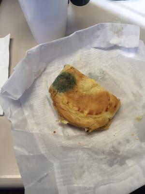 Mold on the bottom of croissant I ordered