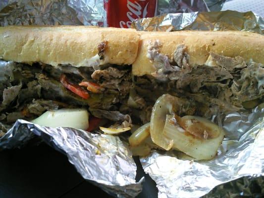 Full steak & cheese w/ everything