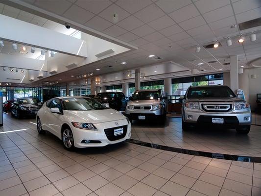 Our expansive showroom allows you full access to vehicles without worrying about the outside elements.