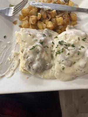 Biscuits and gravy done perfectly