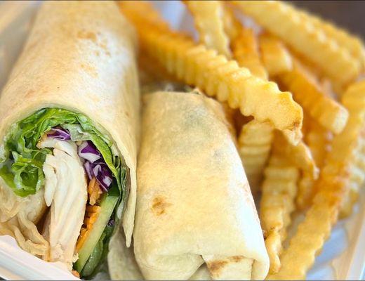 Ono Wrap with Fries