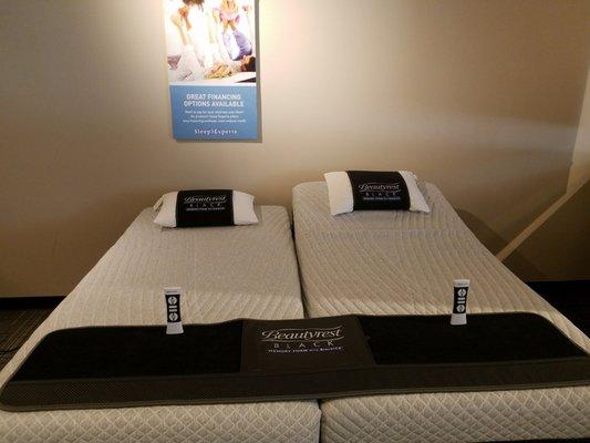 Black Ice memory foam mattresses made by Beautrest designed to keep you cool and comfortable the entire night!