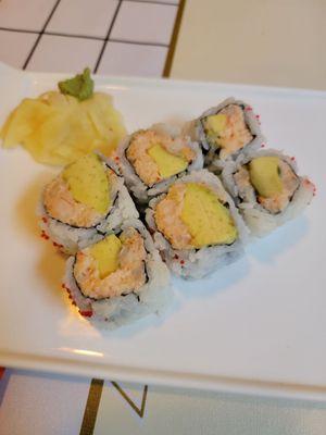 Wasabi lobster roll