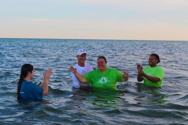 Baptism Day at the Beach