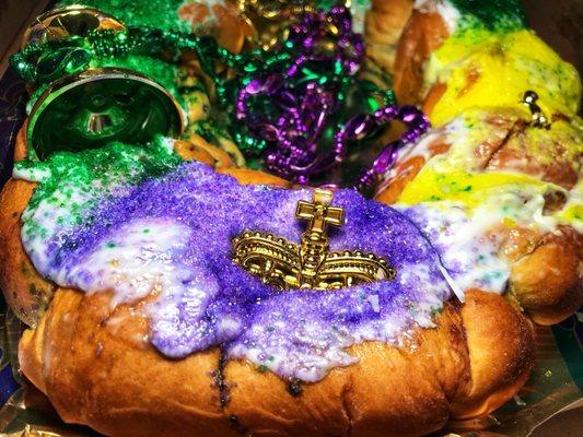 Such a beautiful King Cake! @ Cannata's - 1/5/19