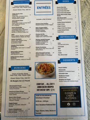 Menu's