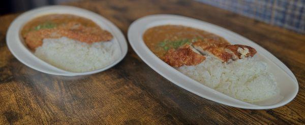 Pork & chicken Katsu curry