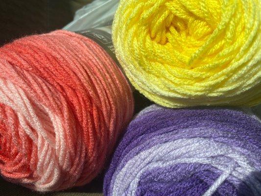 Vividly Colored Yarn , best friend of the one who loves to crochet!