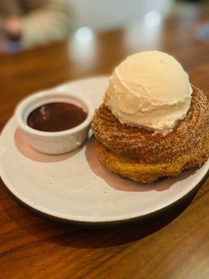 Churro dessert.