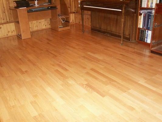 We also sell and install, and refinish wood flooring, as in this home in Pacifica.