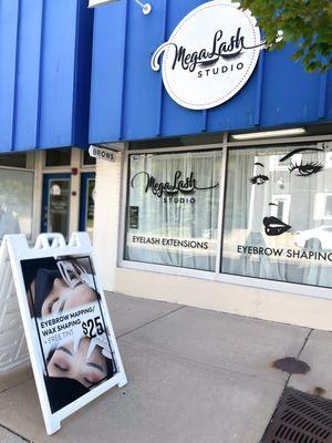 MegaLash Studio is located in Downtown Downers Grove, IL specializing in Lash & Brow Artistry