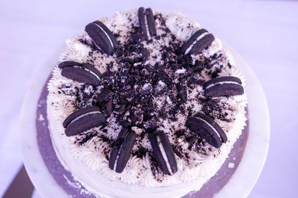 Vegan Gluten free Oreo cake. Photo by Grateful Moments Photography.