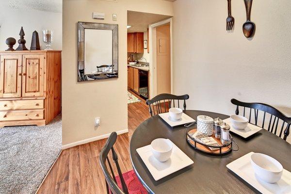 Dining Area and Kitchen