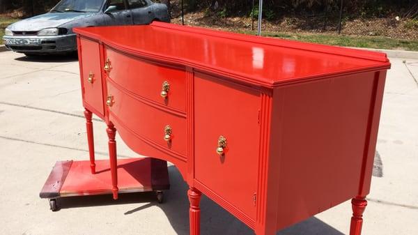 Meet "Flo". Let us make your heirloom beautiful again. Paint, or Refinish, we can make it the center of attraction!