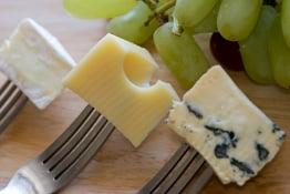 Sample local cheeses