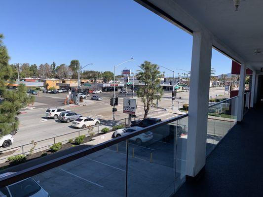 View from 3rd floor fronting H Street facing East