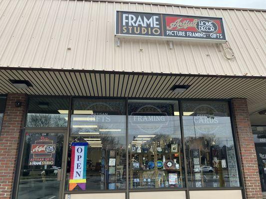 Frame Studio is located in Lambert's Plaza