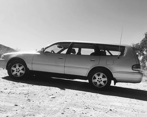 Our 61133AMS replica hubcaps on this Camry Wagon