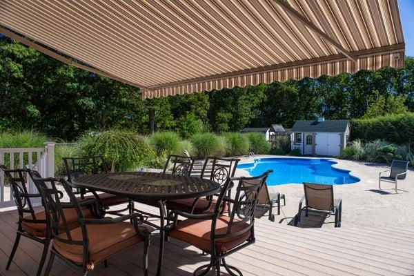 Retractable Patio Awning - 
 © Awning Place Inc