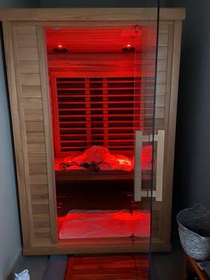 Small private Infared sauna