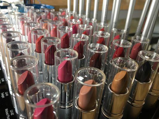 A sea of Ben Nye lip colors perfect for your