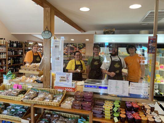 Some of the fantastic team at the Cheese Shoppe.