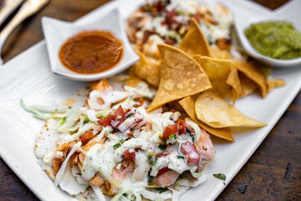 Salmon Tacos ($21)