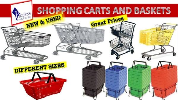 Shopping carts & baskets