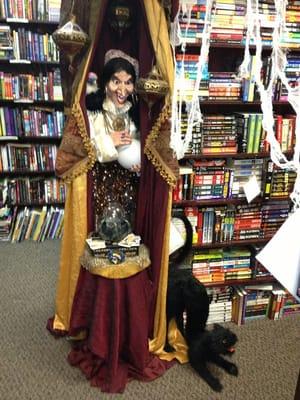 Perhaps the fortune teller can tell you what good reads are in your future? ;)