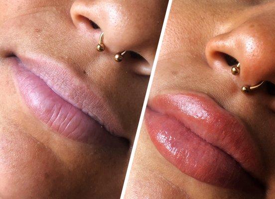 Lip Blush Tattoo