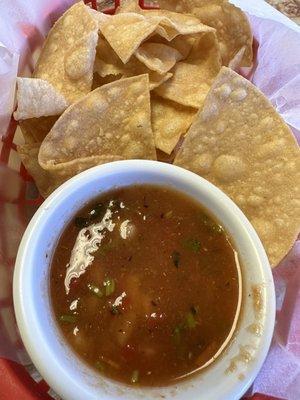 Complimentary Chips & Salsa.